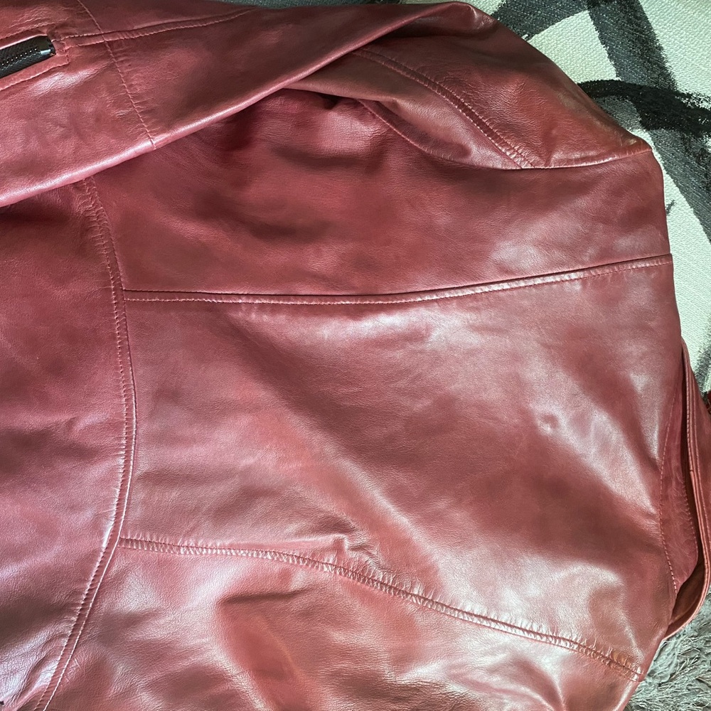 Bod & Christensen Lamb Skin Buttery Leather Jacket - Picture 6 of 7